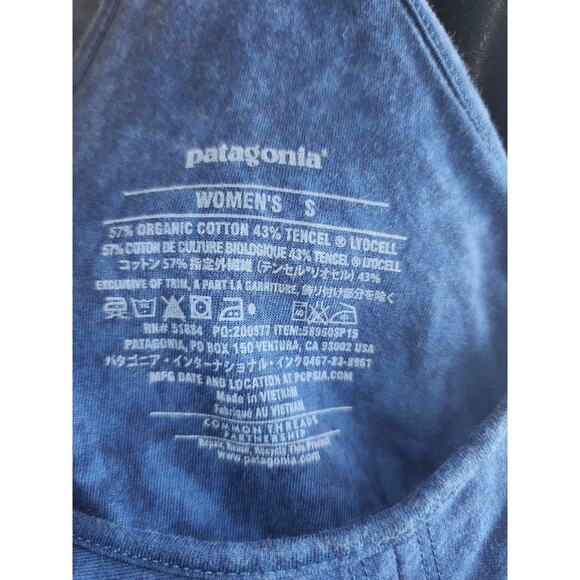 Patagonia Dress Womens S Kiawah Island  in Moon Child Navy Blue Outdoor sporty - Picture 6 of 8